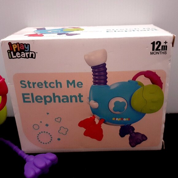 New In Box!! iPlay, iLearn Baby Silicone Teething Toy & Sensory and Stretch Toy - Picture 1 of 11